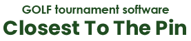 Closest to the pin golf -tournament software
